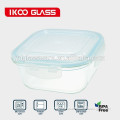 5 compartment microwave glass food container